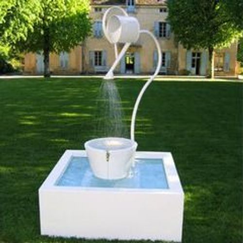 Fontaine léopold xl blanche