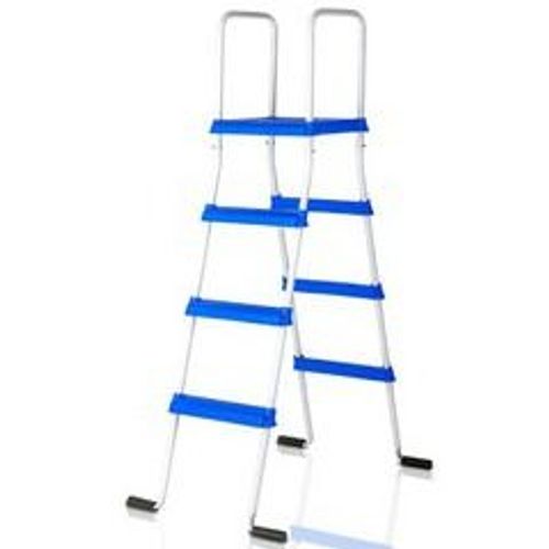 Echelle 2x3 marches avec plateforme pour piscine hors-sol gre h133 cm