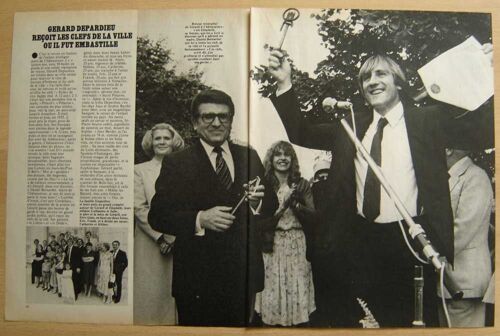 Paris Match N°1625, Coupure De Presse, Gérard Depardieu