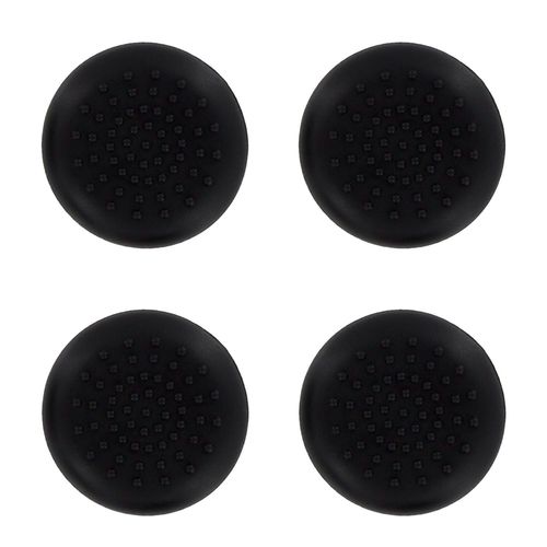 4 Protections Noir Antiderapante Pour Joystick De Manette Ps4 Bouton Silicone