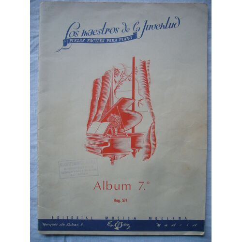 Los Maestros De La Juventud Album 7 Pièces Faciles Pour Piano