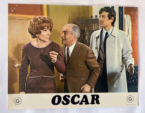 Oscar : Photo D'exploitation Cinématographique - Format 21,5x27,5 Cm - De Edouard Molinaro Avec Louis De Funès, Claude Rich, Claude Gensac, Mario David - 1967 #