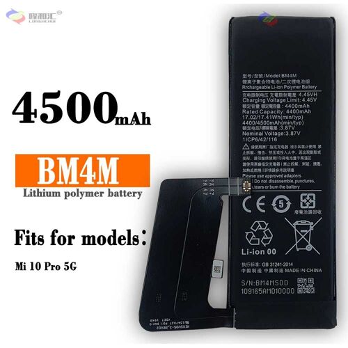 Batterie De Remplacement,Convient Pour Xiaomi 10pro 5g Batterie De Téléphone Portable Mi 10 Version Jeunesse Bm4m Batterie Téléphone Portable Intégré