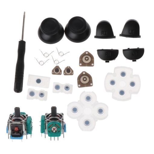 Yosikr Paire de joysticks pour manette Playstation 4 PS4 avec tournevis