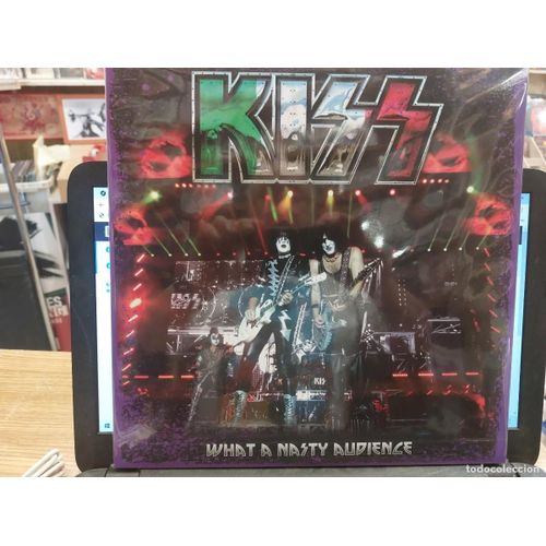 Kiss - What A Nasty Audience - 3lp Couleur ( Rouge,Blanc,Bleu) Trifold Édition Limitée Et Numérotée 125 Exemplaires Inclus Poster