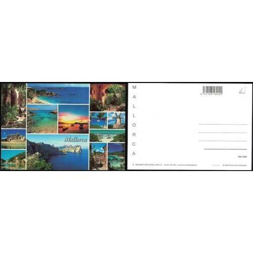 Carte Postale Cp Postcard 13 Vues De Mallorca Majorque