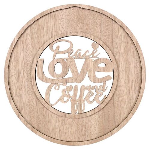 Support De Dosettes De Café En Bois Ad, Organisateur De Dosettes De Café, Organisateur De Rangement Mural Pour Accessoire De Capsules De Café 9109-May14A08936