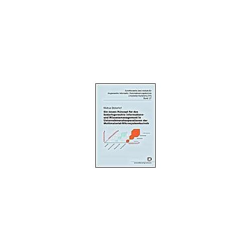 Ein Neues Konzept Für Das Bedarfsgerechte Informations- Und Wissensmanagement In Unternehmenskooperationen Der Multimaterial-Mikrosystemtechnik