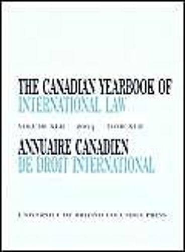 The Canadian Yearbook Of International Law, Vol. 42, 2004