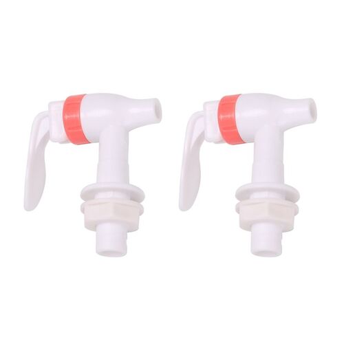 Robinet de vidange en plastique, 2 pièces de rechange, robinet de vidange, distributeur blanc rose