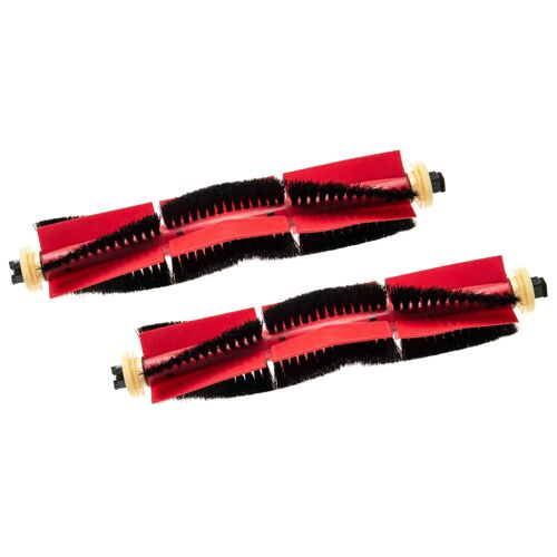 vhbw 2x Brosses rotatives, set de rouleaux compatible avec Xiaomi Xiaowa C10, E20, E25, E35 aspirateur robot - rouleau brosse, brosse principale