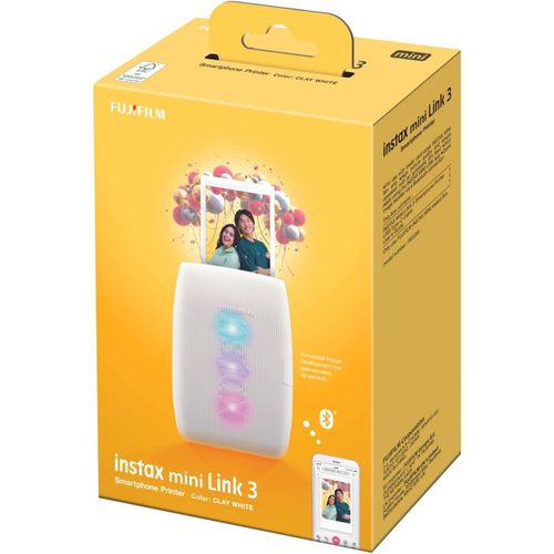 IMPRIMANTE PHOTO FUJIFILM INSTAX MINI LINK 3 BLANC ARGILE