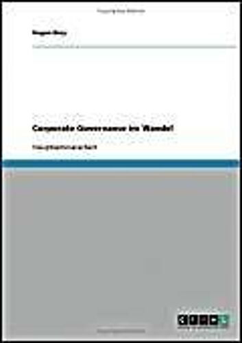 Corporate Governance Im Wandel