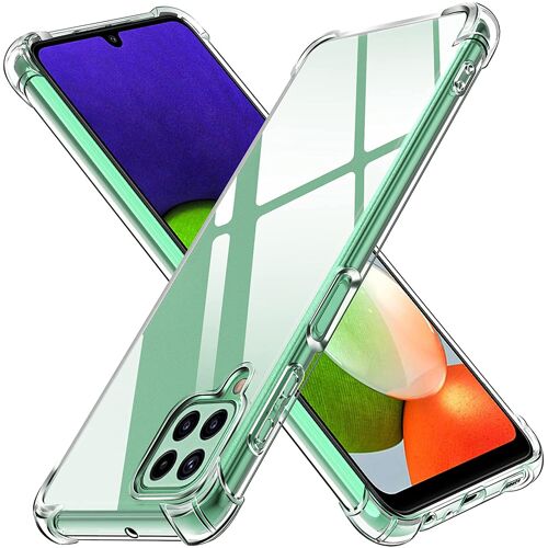 Coque Silicone Tpu Transparente Quatre Coins Renforces Pour Samsung A22 5g Little Boutik® Couleur :