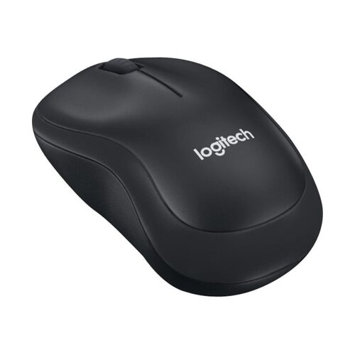 Logitech B220 Silent - Souris - optique - 3 boutons - sans fil - 2.4 GHz - récepteur sans fil USB