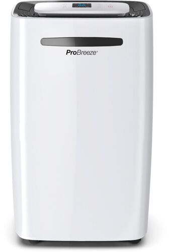 Pro Breeze Déshumidificateur Portable 20L pour pièce jusqu'à 30m² 4 Modes, Affichage LED, Drainage Continu, Sèche-Linge, Minuterie
