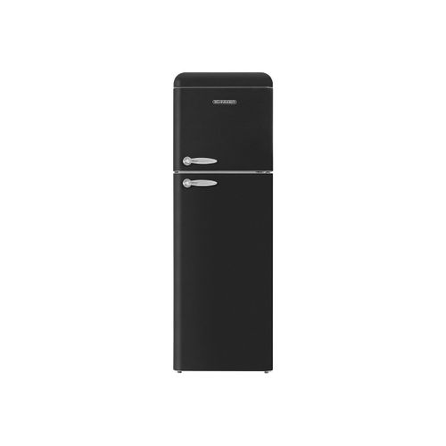 Réfrigérateur-congélateur Schneider Vintage SCDD309VB - congélateur haut - 60x65x181 cm (lxpxh) - 302 litres - classe E - noir mat