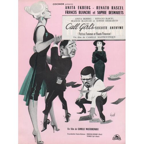 Petites Femmes Et Haute Finance, Synopsis Dépliant, C. Mastrocinque, Anita Ekberg, Sophie Desmarets