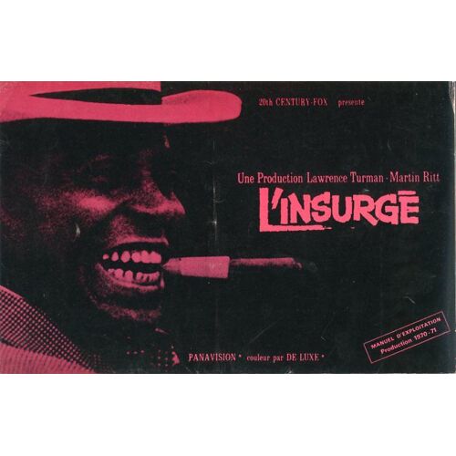 L'insurgé, Synopsis Dépliant, De Martin Ritt, Avec James Earl Jones, Jane Alexander, Hal Holbrook