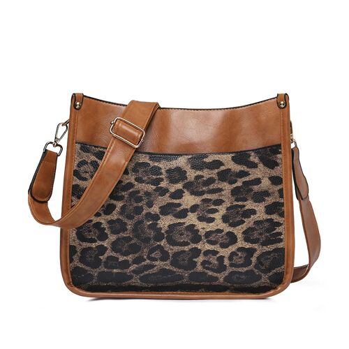 Pu Cuir Crossbody Mode Sac à bandoulière Sac à main avec sangle réglable pour femmes