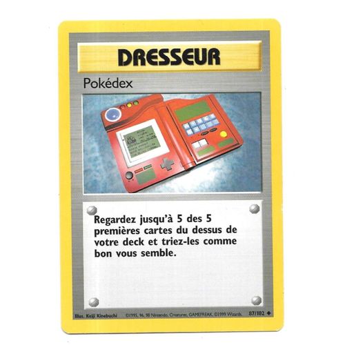 Carte Pokémon / Dresseur Pokédex 87/102 - Set De Base (Fr)