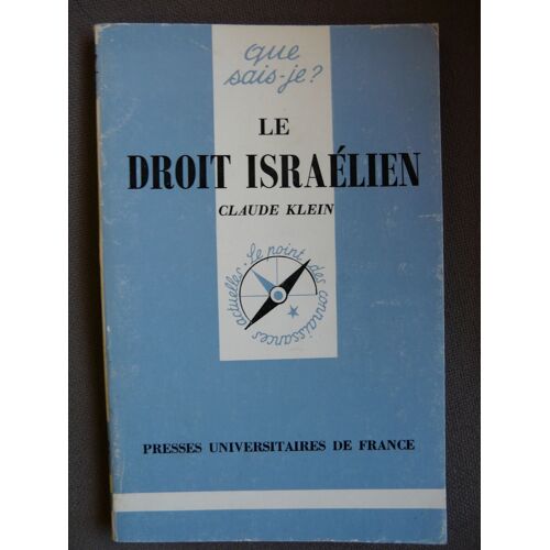 Le Droit Israélien