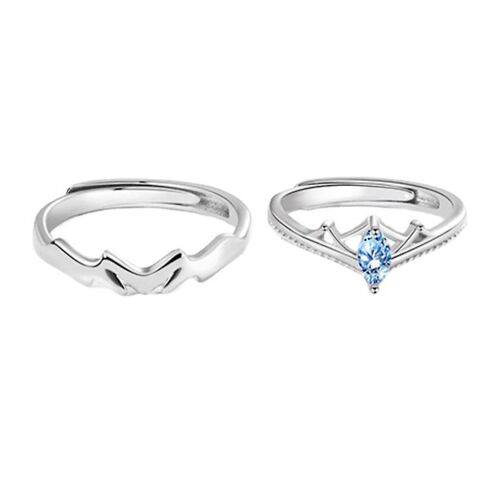 Couple Rings Women Rings Men Rings Matching Finger Rings Set Copper Material