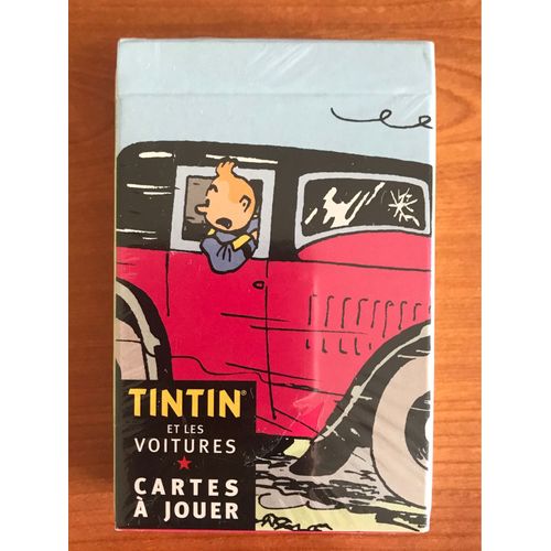 Cartes À Jouer Tintin Et Les Voitures 
