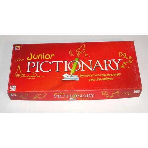 Pictionary Junior Jeu De Societe Fr Un Mot En Un Coup De Crayon Pour Les Enfants