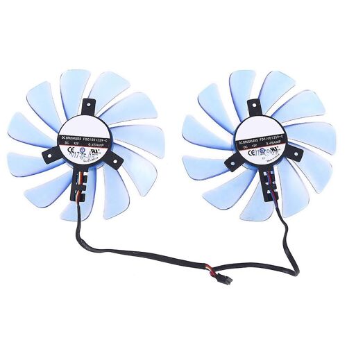 Ventilateur GPU pour XFX RX 580 RX590 HIS RX580 IceQ RX570 Ventilateur de refroidissement de carte graphique