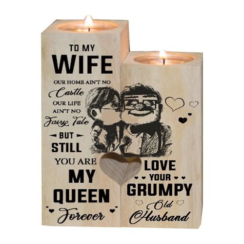 Couple Bougeoirs Porte-Bougies Cadeau Saint-Valentin Bougeoirs