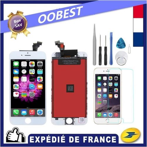 Ecran Iphone 6 Blanc + Film + Outils