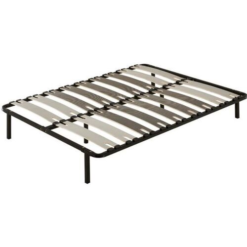 DEWINNER Cadre à lattes en kit CONFORTKIT 160 x 200 - à lattes - 6Pieds Inclus-26 cm