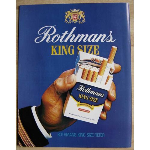 Publicité Papier - Cigarettes Rothmans De 1980