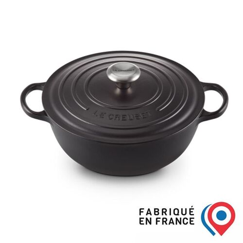 LE CREUSET Marmite 24 cm Noir