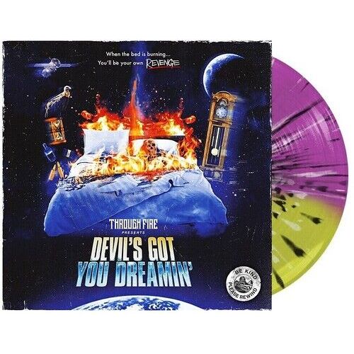 Through Fire - Devil's Got You Dreamin - Yellow & Neon Violet Split With Black & White Colored Vinyl [Vinyl Lp] Black, Colored Vinyl, Violet, White, Yellow, Uk - Import