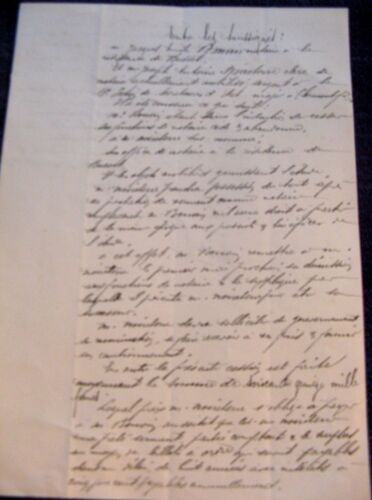 Promesse De Vente D'une Charge De Notaire À Busset Allier Datée 1919