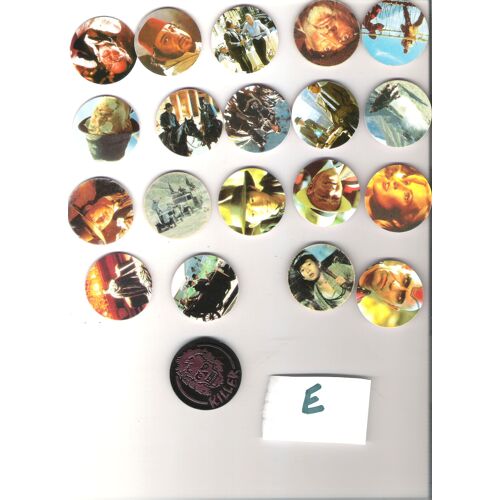 Lot De 19 Pog Pogs Bn Bntroc's Indiana Jones + 1 Kini Killer