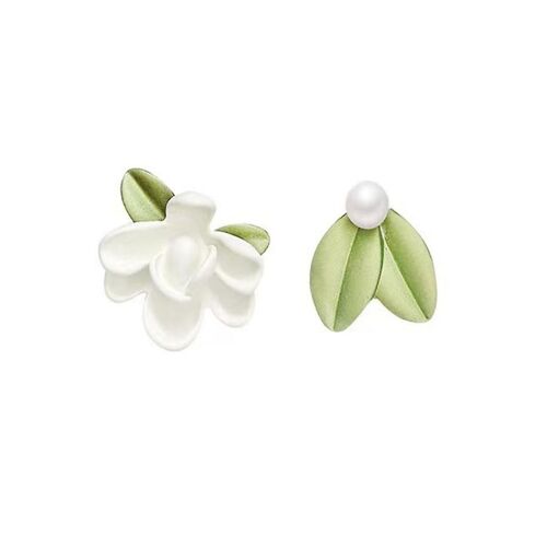 Party Bijoux Tissu Matériel Asymétrie Boucles D'oreilles Cadeau Pour Femmes Petites Amies