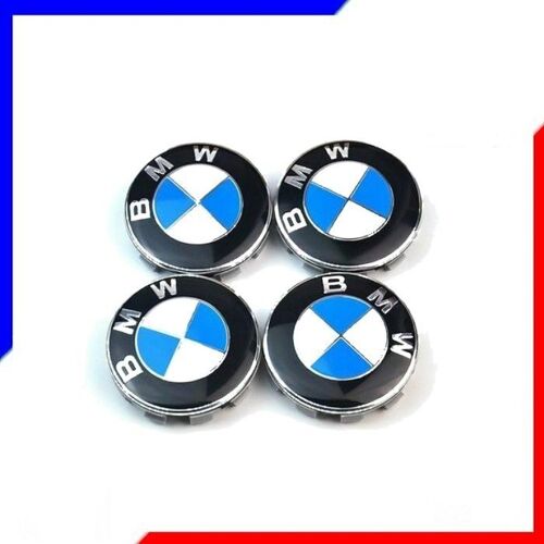 Lot De 4 Cache Moyeu Bmw 68mm Ms47 Fr