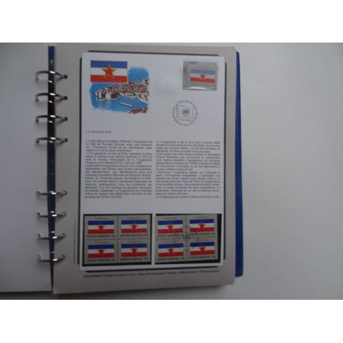 Feuilles Album Des Nations Unies Yougoslavie