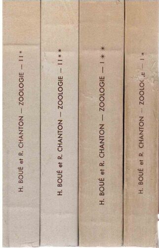 Boué Et Chanton - Zoologie En 4 Volumes - Doin
