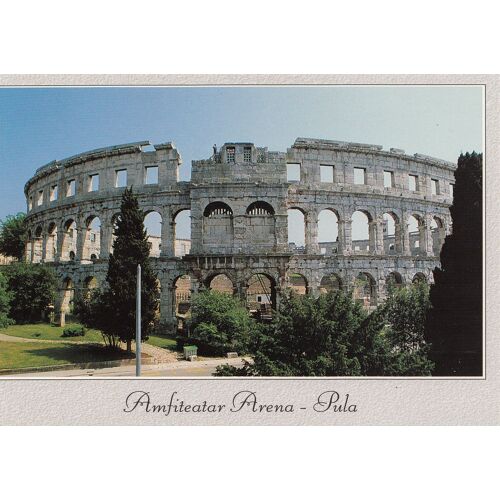Pula, " L'amphithéâtre Vu Du Sud-Ouest ", Croatie.