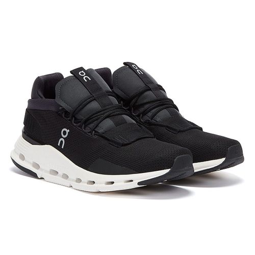 On Running Cloud Nova Baskets Noir Blanc Pour Femmes