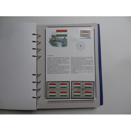 Feuille Album De L'administration Postale Des Nations Unies,      Hongtrie