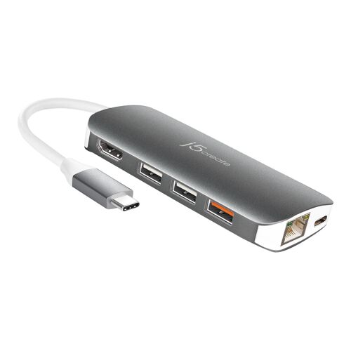 j5create JCD383 - Station d'accueil - USB-C 3.1 - HDMI - 1GbE