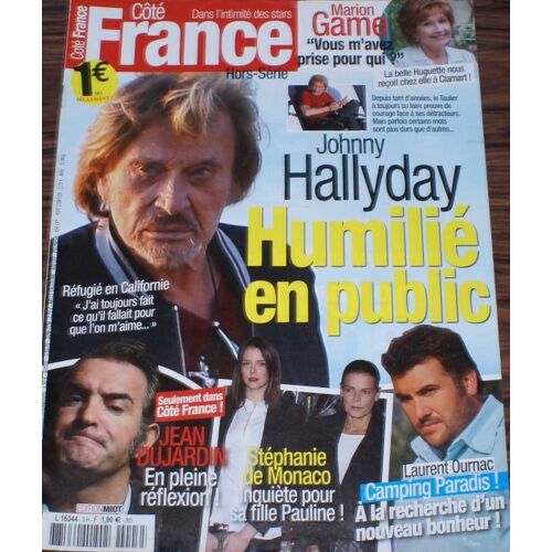 Coté France N 3 J Hallyday L Ournac J Dujardin M Game Stephanie De Monaco