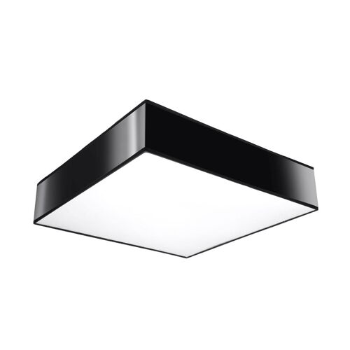Plafonnier Carré Design Horus - D. 45 Cm - Noir