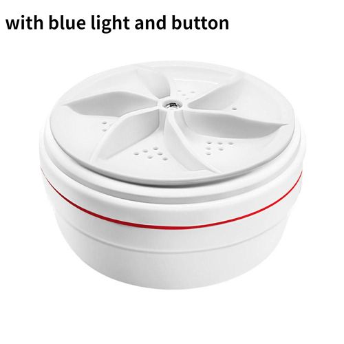 Mini machine à laver turbo portable,USB 62,D343,laveuse pour voyage,maison,vêtements,sous-vêtements,chaussettes,1 pièce - Type B with blue light