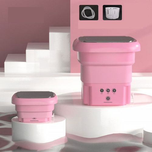 Mini lave-linge portable avec panier de vidange,petit lave-linge pliable pour sous-vêtements,chaussettes,vêtements de bébé,serviette,5.5L - Type EUBasic paymentB